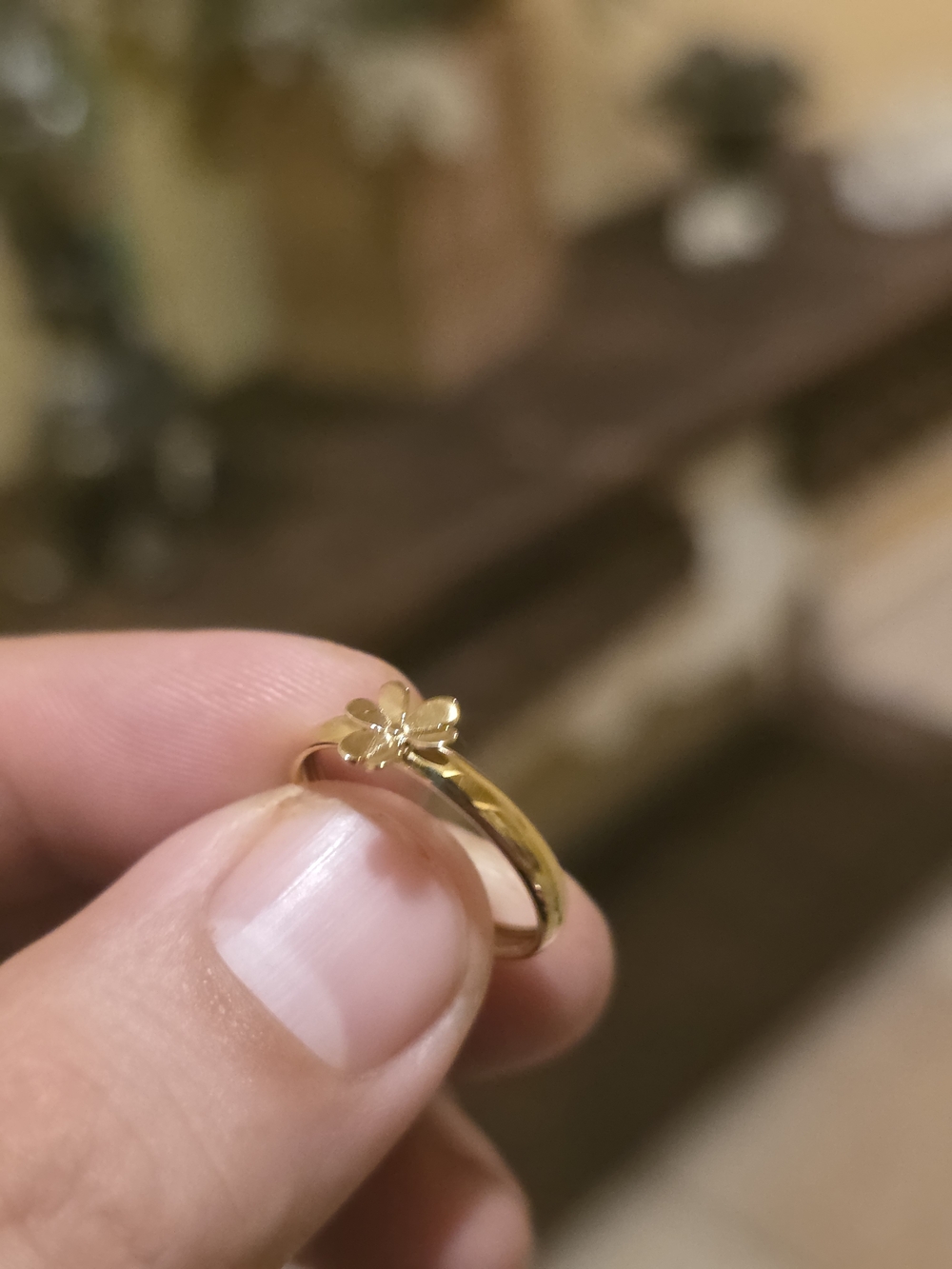 10k Gold Flower Ring